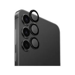 Camera Lens Protector Galaxy S25 Plus Uniq Optix - Midnight (Black) Tempered Glass + Aluminium